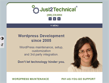 Tablet Screenshot of just2technical.com